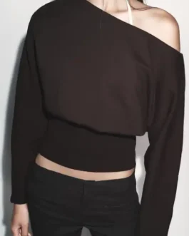SUDADERA ASIMÉTRICA ALGODÓN