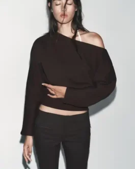 SUDADERA ASIMÉTRICA ALGODÓN